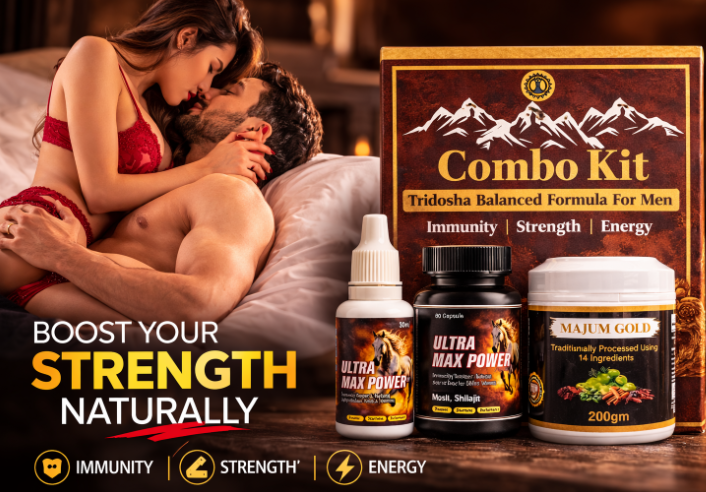 Combo Kit Bottle - Ayurvedic Male Performance Supplement