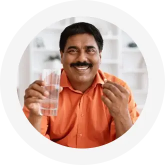 Man Drinking Water